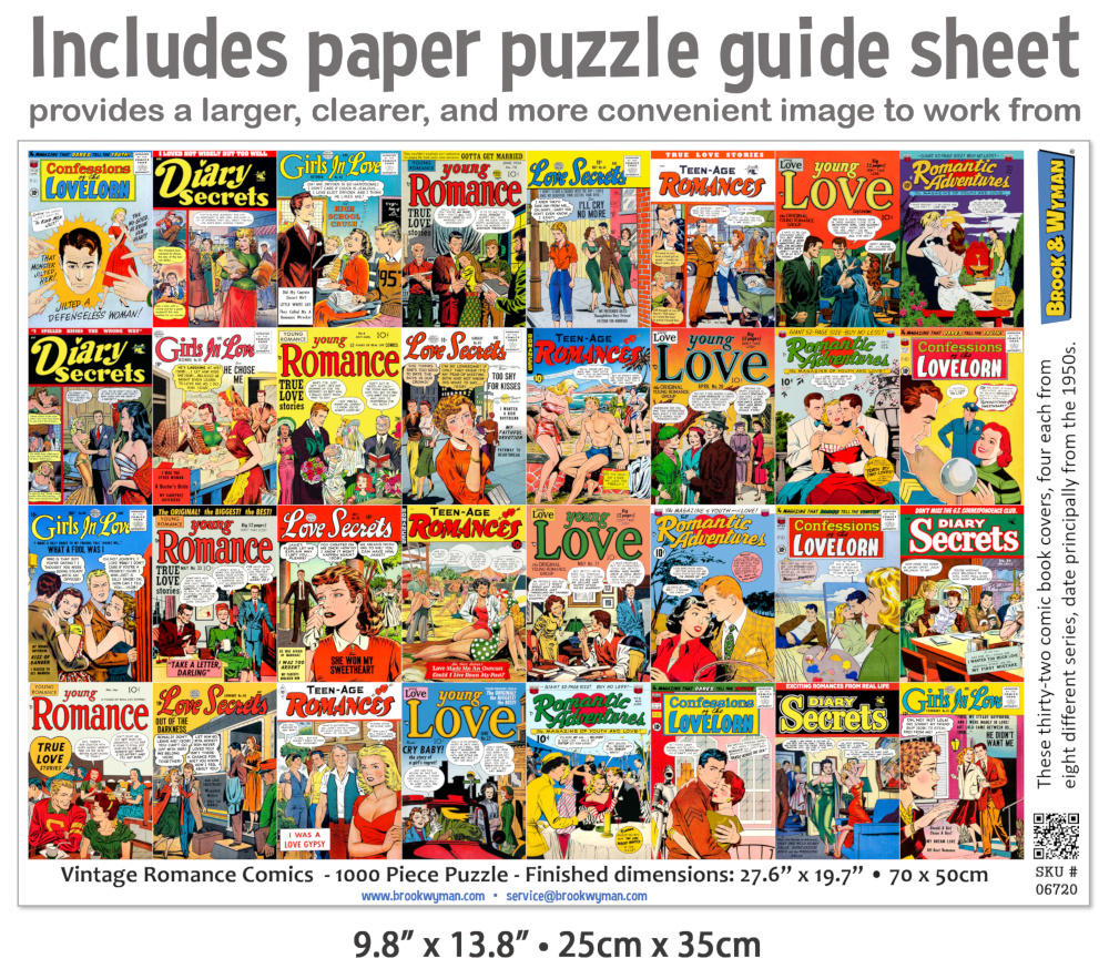 Romance Comic Books Puzzle