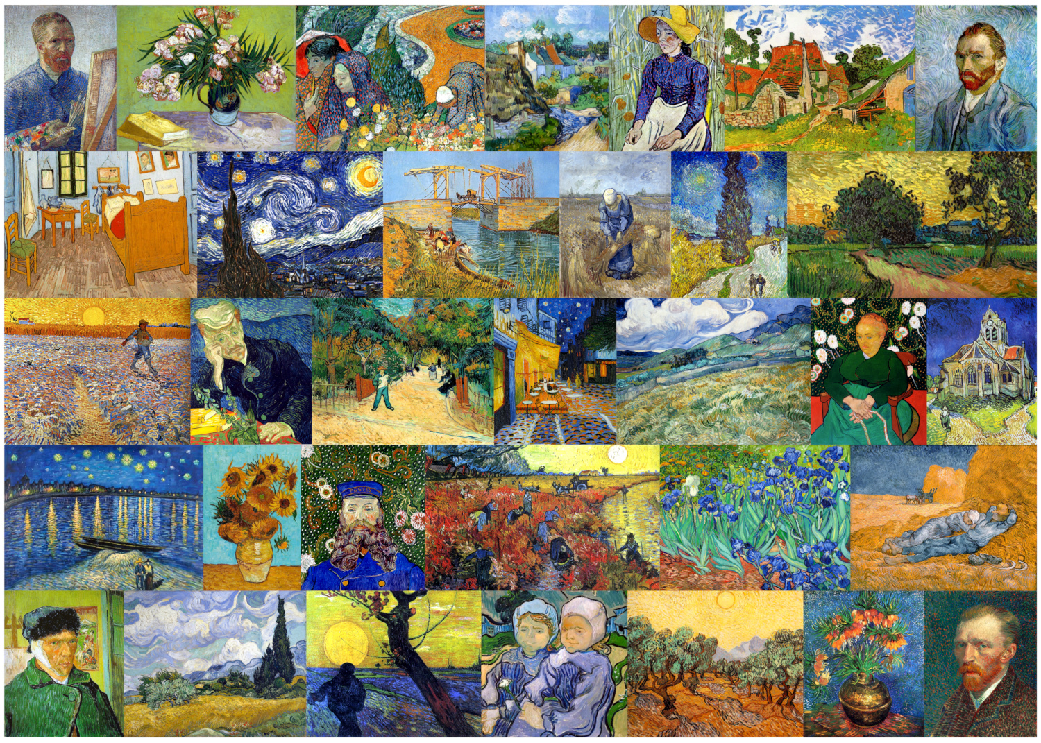 VIncent van Gogh 1000 Piece Jigsaw Puzzle Image