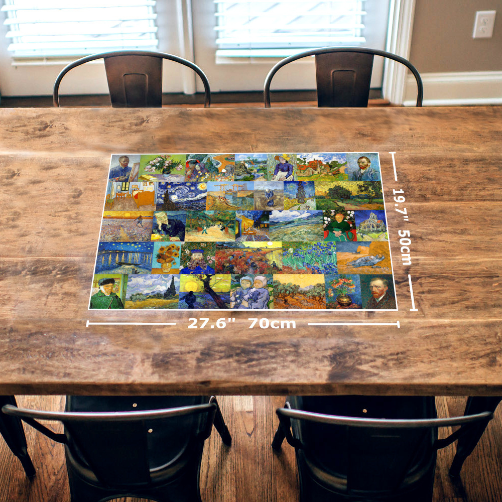 Vincent van Gogh 1000 Piece Jigsaw Puzzle Table View
