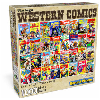 Western Comic Book Covers 1000 Piece Jigsaw Puzzle