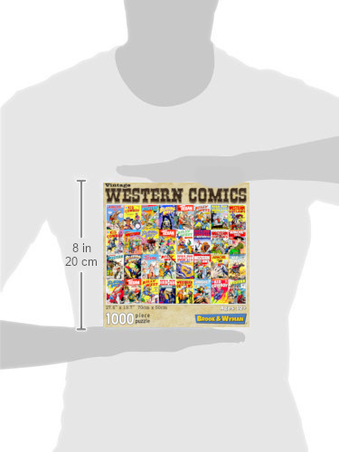 Western Comic Book Covers 1000 Piece Jigsaw Puzzle