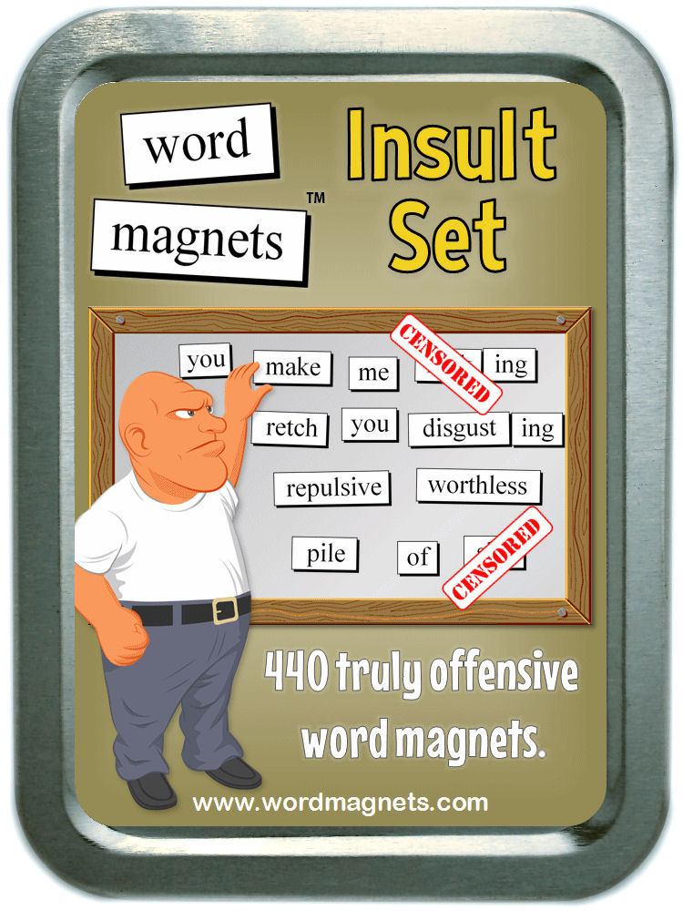 Word Magnets Insult Set