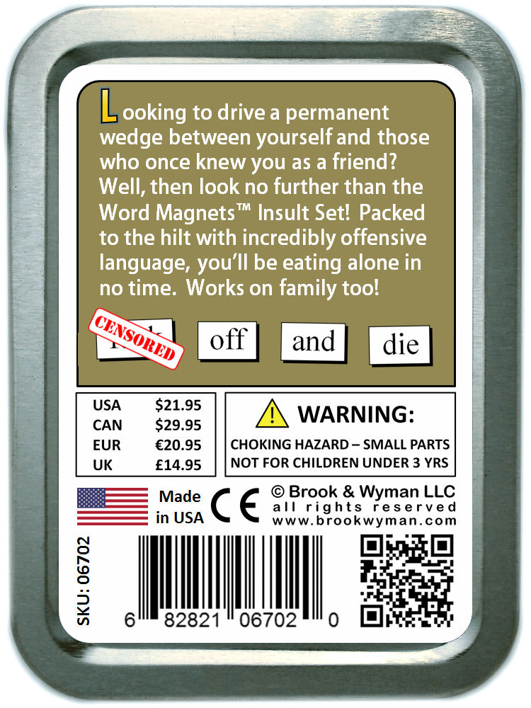 Word Magnets Insult Set - Image 2