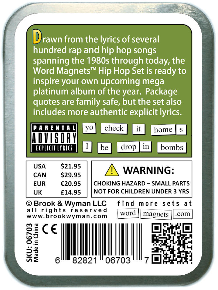 Word Magnets Hip Hop Set - Image 2