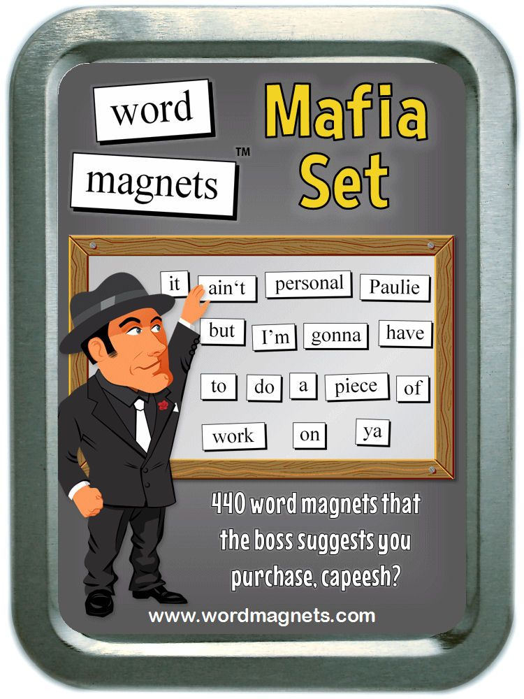 Word Magnets Mafia Set